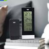 Relógio eletrônico LCD direto da fábrica relógio meteorológico vertical com medidor de temperatura e umidade despertador