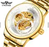 T-Winner Victory 339 Moda Europea y Americana Corte Hueco Reloj para Hombre Negocios Automático Mecánico Transfronterizo Nuevo Producto