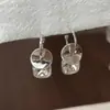 Pendientes Redondos Cuadrados de Lentejuelas Incrustados con Diamantes Estilo Simple y Fresco Pendientes de Lujo Accesible Pendientes de Nicho de Gama Alta