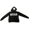 Carta Estrela Impresso Suéter 2023 Nova Chegada Street Hip Hop Hoodie Homens e Mulheres Casual Solto Pullover Top