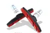Pastilhas de freio para bicicleta de montanha Pastilhas de freio de borracha para bicicleta Pastilhas de freio universais silenciosas com parafusos Pastilhas de freio V-brake Pastilhas de freio