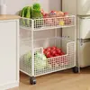 Prateleira de Armazenamento de Cozinha para Cebolas, Gengibre e Alho; Organizador de Bancada para Legumes, Copos, Caixas de Temperos e Cestas; uma Ferramenta Conveniente para Armazenar Cebolinha