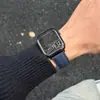 Correa de Reloj de Cuero Genuino con Patrón de Lichi y Hebilla Ultra Magnética Adecuada para Apple Iwatchs11 Huawei Gt7 Samsung 7