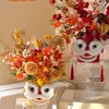 Danza del León Arreglo Floral Decoración DIY Cubo de Flores Materiales de Empaque para Arreglos Florales