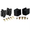 Soquete Cruzado 80A Soquete de Pé Largo Conector 6,3 Terminal 9,5 Base de Relé 40A Chicote Elétrico Plug