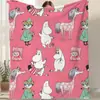 Manta de Franela Estampada Digital de Gran Venta, Manta de Oficina para Todas las Estaciones, Manta Gruesa de Dibujos Animados para Aire Acondicionado