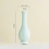 Jarrón de Florero Celadón Shumen, Recipiente Estético para Flores Cerámico Estilo Chino, Decoración de Lujo Ligero y de Gama Alta para Sala de Estar, Recipiente para Arreglos de Flores Frescas