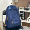 Mochila Escolar, Mochila Ligera Simple de Color Sólido para la Escuela y Viajes de Estudio