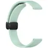 Adecuado para series de relojes Samsung/Huawei, Correa de Silicona Plegable con Hebilla Magnética Patrón Lichi 18/20/22mm Universal