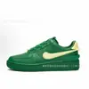 Tênis Original Af1 Air Force One Cor Trigo Guerreiro Preto Branco Puro Unissex Sapatos Esportivos Clássicos Sapatos Brancos Venda por Atacado