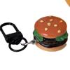 Llavero comida juego hamburguesa lindo caricatura simulación pan colgante regalo para empujar regalos mayoreo accesorios mochila