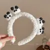 Diadema de Peluche Antideslizante Linda para Lavado de Cara 2026 Nuevo Estilo Diadema para Mujeres Aplicación de Mascarilla Goma para el Pelo Pinza para el Pelo Tocado