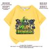 Accesorios de Ropa Infantil Zoo Anormal Camiseta de Verano de Manga Corta para Niños Algodón Estudiante Moda de Verano Tendencia 8