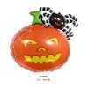 Balão de alumínio com tema de Halloween, morcego, abóbora, caveira, bruxa, festa para adultos, layout de Halloween
