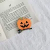 2026 Nuevo Sombrero de Mago Calabaza de Halloween Diadema Festival Broma Divertida Goma para el Cabello Lado Calavera Pinza para el Cabello Accesorios para el Cabello