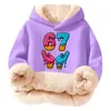 Sudeste Asiático Transfronterizo Otoño e Invierno Talla Grande Holgado Algodón Compuesto Cachemira Forro Polar Sudadera con Capucha Sin Bolsillos