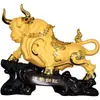 Fábrica Jishanyuan Venta al por mayor de Adornos de Vaca de Resina con Buena Fortuna, Vitrinas para Estudio, Decoraciones para Oficina Tienda Sala de Estar