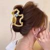 Pinza de Garra con Strass Hueca en Forma de Perro para Mujer, Nuevo Pinza para el Cabello de Alta Gama 2025 para Recogidos en la Parte Trasera de la Cabeza, Accesorio para el Cabello Tipo Pinza de Tiburón