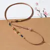 Corda para pingente de jade tecida à mão, corda para pingente de Buda, corda para colar de âmbar, corda para pingente de ouro, novo estilo chinês