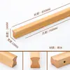 Manija de Armario de Madera Maciza en Forma de T, Manija de Cajón y Gabinete de Madera, Manija de Puerta de Gabinete Infantil, Manija de Gabinete de Madera, Estilo Minimalista Japonés