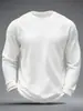 Outono/Inverno 2026 Novo Moletom Casual Masculino de Gola Redonda Liso para Exportação Europeia e Americana da Amazon