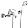 Juego de Ducha Francés de Latón Dorado Estilo Europeo para Uso Doméstico, Regadera de Mano, Ducha Simple de Tres Vías, Diseño Antiguo