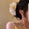 Pinza para el Cabello Súper Hada Rosa Dulce de Flor de Cymbidium para Mujer 2026 Nuevo Estilo Pinza de Garra para la Parte Trasera de la Cabeza para Sesión de Fotos Accesorio para el Cabello de Playa