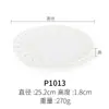 Plato de Melamina Redondo Plato para Plato Frío de Restaurante Plato de Encaje Plato de Hueso de Plástico Plato para Cocinar de Restaurante Plato Plano de Porcelana de Imitación Comercial