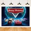 Novo Dropshipping Transfronteiriço Carros Quarto Infantil Decoração Desenho Animado Parede Festa Aniversário Tema Banner Bolo