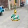 Nuevo Pez Koi de la Suerte Colgante Creativo para Cadena de Teléfono Estilo Chino Cuerda Cinco Dioses de la Riqueza Regalo de Seguridad para Hombres y Mujeres Decoración de Bolsa