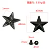 Estrella de Cinco Puntas Parachoques Ropa Personalizada No Estándar Accesorios Accesorios Corazón con Forma Especial de 8 mm Parachoques Accesorios para Bolsos de Cuero Personalización