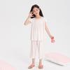 Ropa para Niños Pudding Haru Verano Ropa de Dormir para Niños 2025 Verano Nuevo Pijama para Niñas Set Casual para Estar en Casa
