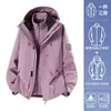 Chaqueta 3 en 1 estilo Luotuo para mujer, nueva chaqueta de montaña para exteriores 2026, chaqueta de plumón cortavientos, chaqueta hecha a medida para hombre