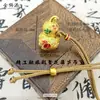 Mais Fácil para Pingente de Cuia Combinar Loja de Ouro Mesmo Estilo Acessórios diy Colar Corrente de Suéter Areia Dourada Cuia Dourada Cobre Banhado a Ouro Joias Atacado