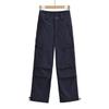 Pantalones casuales de verano de estilo europeo y americano con costuras de bolsillo, cómodos, de color liso, de secado rápido, holgados y de pierna recta.