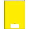 Caderno brochura 1/4 (capa dura) Rígido 96 Folhas. Amarelo