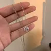Acero de Titanio + circón ~ Collar Super Brillante femenino alto sentido del diseño nicho moda viajero cadena de clavícula 2022 Nuevo