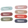 Estilo coreano nuevos accesorios para el cabello de celebridad de Internet horquilla color Morandi niña horquilla esmerilada pintura de goma clip de pico de pato flequillo clip lateral