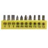 Juego combinado taladro de carga destornillador eléctrico cabeza de lote Torx cruz 1/4 "mango hexagonal cabeza de lote corto de 10 agujeros