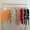Liquidación, Sin Devoluciones ni Cambios: Cardigan de Punto de Mohair Verde Limón 10% para Viajero de Alta Calidad Simple Ajustado Versátil