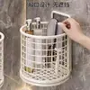 Caixa Organizadora de Cosméticos, Tubo Porta-Pincéis de Maquiagem, Suporte para Bancada de Maquiagem, Porta-Canetas de Parede, Suporte para Armazenamento de Batom e Produtos de Skincare para Uso Doméstico