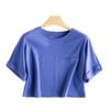 Adote Calça Autêntica Estilo Lust Puro Sexy de Cintura Alta com Bolso Aba Camiseta que Mostra o Umbigo Visual Emagrecedor Camiseta Top Chic Estilo Bf de Manga Curta