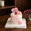 Decoración de Pastel Feliz Día de San Valentín Qixi, Tarjeta en Forma de Corazón, Vela de Oso, Decoración para Hornear de Confesión de Cumpleaños de Pareja