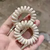 Cuerdas para el pelo de cordón telefónico de tela de venta caliente transfronteriza, Cuerdas para el pelo simples y elegantes, Diademas de moda, Gomas para el pelo populares, Bandas elásticas