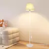 6 Novas Luminárias de Chão de Tecido Usadas para Sala de Estar Lateral de Sofá Armazenamento Luminária de Mesa Vertical Quarto Sala de Estudo Carregamento USB Estilo Retrô