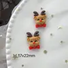 Accesorios de Resina DIY de Pingüino Muñeco de Nieve Papá Noel Grande Funda para Teléfono Móvil Pegamento de Crema Tocado Pasador Materiales Hechos a Mano