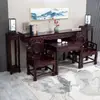 Juego de Muebles para Sala de Estar Rústica de Madera Maciza: Juego de Seis Piezas, Juego de Cuatro Piezas, Juego de Doce Piezas, Mesa de los Ocho Inmortales Estilo Chino, Mesa de Altar, Mesa Auxiliar, Gabinete