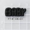 Pegamento Blando Colorido Placa de Letras para Bebé DIY Funda para Teléfono Móvil Material de Belleza Pegamento de Crema Zapatillas Accesorios de Joyería de Diamantes