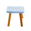 Cojín para Taburete Pequeño de Verano Cojín para Banco Pequeño de Seda Helada Cojín para Estudiante Cojín Rectangular Antideslizante para Asiento de Taburete de Verano