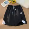 Bermuda Casual e Calça Esportiva Estilo Americano Transfronteiriça para Homens, Nova Moda de Rua 2026 Marca Patchwork Solta Calça de Cinco Pontos